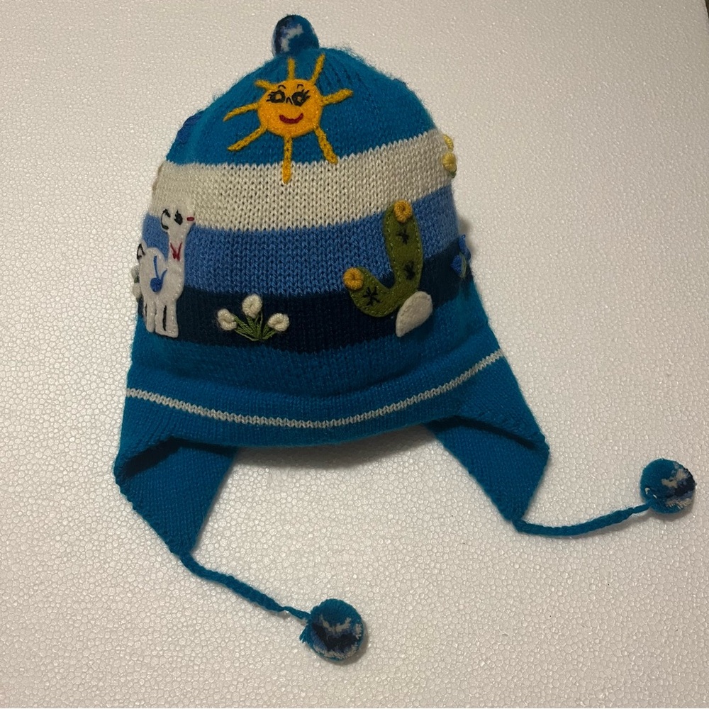 Handmade Peruvian toddler hat